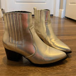 Silver Cowboy boots Size 7.5 Photo 0