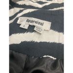 APPRAISAL Women’s Zebra/Animal Print Lightweight Midi Jacket Size Large White Photo 10