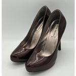 Steve Madden Burgundy Patent Leather Pumps Size 7M High Heel Womens Shoes Photo 0