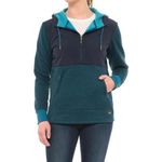 The North Face Tech SHERPA PULLOVER Zip FLEECE Hood JACKET Coat WOMENS size L Photo 5