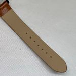 Women’s quartz watch black tone 35mm brown dial leather band running Photo 7