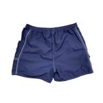 Tek Gear Women's Blue Athletic Bungee Drawstring Cargo Pocket Shorts New Swim L Photo 6