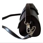 JM Collection Brown Leather Small Multi Purpose Evening Clutch/Crossbody Bag Photo 2