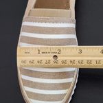 Clarks Serena Paige Suede Slip On Comfort Espadrilles in Tan and White Size 7 N Photo 12