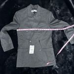 ZARA pinstripes double breasted black pantsuit Photo 2