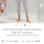 Lululemon Leggings Wunder High-Rise Photo 5