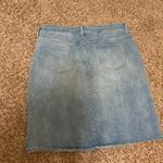 NYDJ  Jean Skirt 14 Midi Length Light Blue Denim Zip Fly LiftXTuck Technology Photo 2