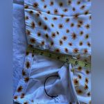 We Wore What  ditsy daisies mini skirt  Womens Mini SLIP Skirt ZR5 IVORY MULTI M Photo 6