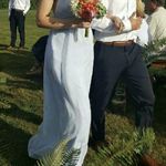 Show Me Your Mumu halter floral Maxi dress SMALL baby blue bridesmaid sleeveless Photo 5