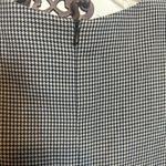 Vintage Sleeveless‎ Houndstooth Dress Black Size 10 Photo 7