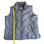 Eddie Bauer Vintage Women’s Size M Down Puffer Vest Slate Blue Outdoor Layer Photo 5