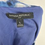 Banana Republic Banana Republic Skirt Womens Large Blue White Ruffle Tiered Chiffon Mini Boho Photo 4