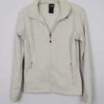 The North Face  light gray zip up sweatshirt Photo 0