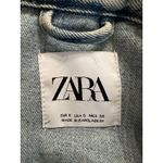ZARA  Cropped Denim Vest Size Small Photo 2