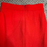 Ann Taylor  Orange Pencil Midi Skirt size 4 Work Style Career Teacher Dressy Photo 8