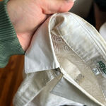 KENZO WHITE SHEER LOGO SHORT SLEEVE BUTTON FRONT BLOUSE Size XS Photo 3