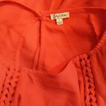 Lily White pink keyhole back blouse Photo 1