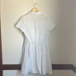 Old Navy  White Eyelet Shirt Dress Small Photo 1