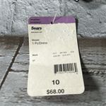 Tropical Escape Sears  One Piece Plunge Black White Swimsuit size 10 NEW women’s Photo 9