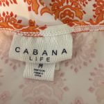 Cabana Life Womens Nantucket Sound Print Shift Dress Size M Cover Up 50+ UPF Orange Size M Photo 7