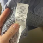 Lucky Brand large Sky Blue Embroidered Blouse flutter sleeve smocked neck tassel Photo 6