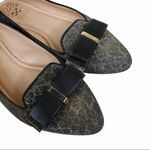 Vince Camuto Womens 5.5M Rowley Bow Tie Animal Print Leather Flats Photo 5