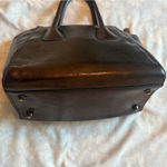 Valentino | Metallic Quilted Tote Satchel Handbag Black Photo 3