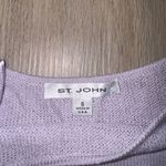 St. John  Lavender Knit Spaghetti Strap Tank Top - Size Small Photo 2