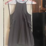 Bailey44 NWOT  Gray Ruffle Tank Photo 0