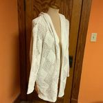 Nicole Miller Artelier Cozy Cream Hooded Women's Sweater Photo 7