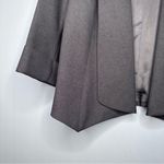Alberto Makali Brown Open 3/4 Sleeve Blazer Size Large Photo 2