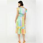 Current Air  Sereia Rainbow Painterly Midi Dress Photo 2