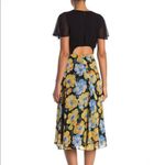 Club Monaco Coan Floral Cutout Chiffon Midi Dress Size 6 NWT Photo 1