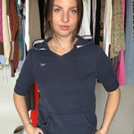 Hollister Y2K Short-Sleeve Hoodie – Size M Photo 0