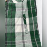 Aerie Offline by  XS  Plaid Green & White Jacket Shacket Oversized Women’s Layers Photo 5