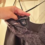 Victoria's Secret  Elegant Black Lace Trim Nightgown Photo 3