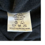 Womens Shawl Sweater S Black Long Sleeve Fringe‎ Cowl Neck Wrap Sweater Photo 7