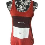 RVCA The Balance Womens Tank Top Shirt Athletic Orange Small Photo 0