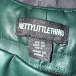 Pretty Little Thing Green Leather Pants Photo 1