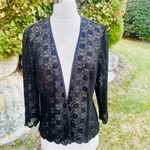 Alex Evenings  Black Lace Petite Jacket Photo 6