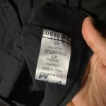 Hayes Black Short Cap Sleeve Button Down Cotton Shirt Women's LP Petite Large Size undefined Photo 4