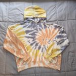 Forever 21  Tie-Dye Hoodie in Yellow, Purple, and Orange Size Large Photo 0