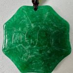 Dark Green Jade Necklace Photo 4