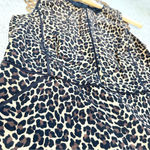 J.Crew Vegas Animal Leopard Print Sheath Dress Knee Length Bi-Stretch Cotton Photo 12