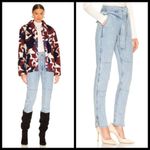 Rag and Bone ππ Mia Yoke High Waisted Belted Paneled Jeans ~ Clean Lou 31 NWT Photo 7