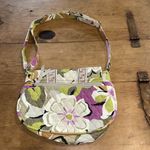 Vera Bradley Portobello Road Large Saddle Up Purple Green Gray Crossbody Bag Photo 3