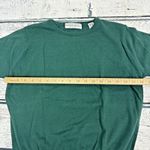 Amanda Smith  Ribbed Green Cotton Sweater w/‎ Fitted Waist & Sleeves [Size Large] Photo 5
