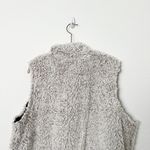 Natural Reflections [] Beige Furry Sherpa Full Zip Vest NWT Egret Size XL Photo 7