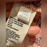 Free People  Womens Top Coral Hold On To Me Floral Button Shirt  Size S Photo 9