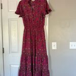 Max Studio Floral Pink Maxi Dress Gardenia Modest Nursing Friendly Photo 5